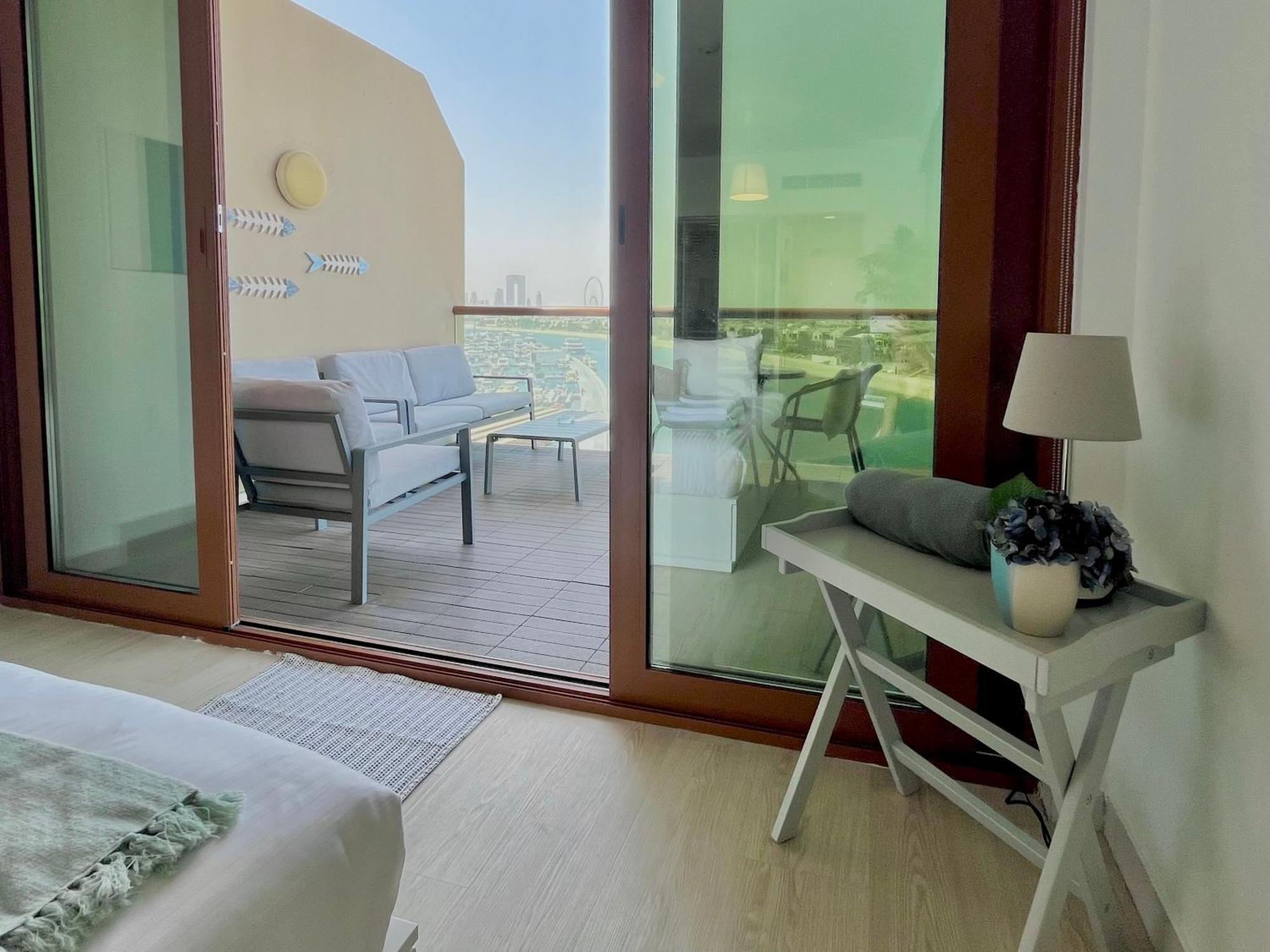 Palm Jumeirah Upgraded & Cozy Boutique Apartment Dubái Exterior foto