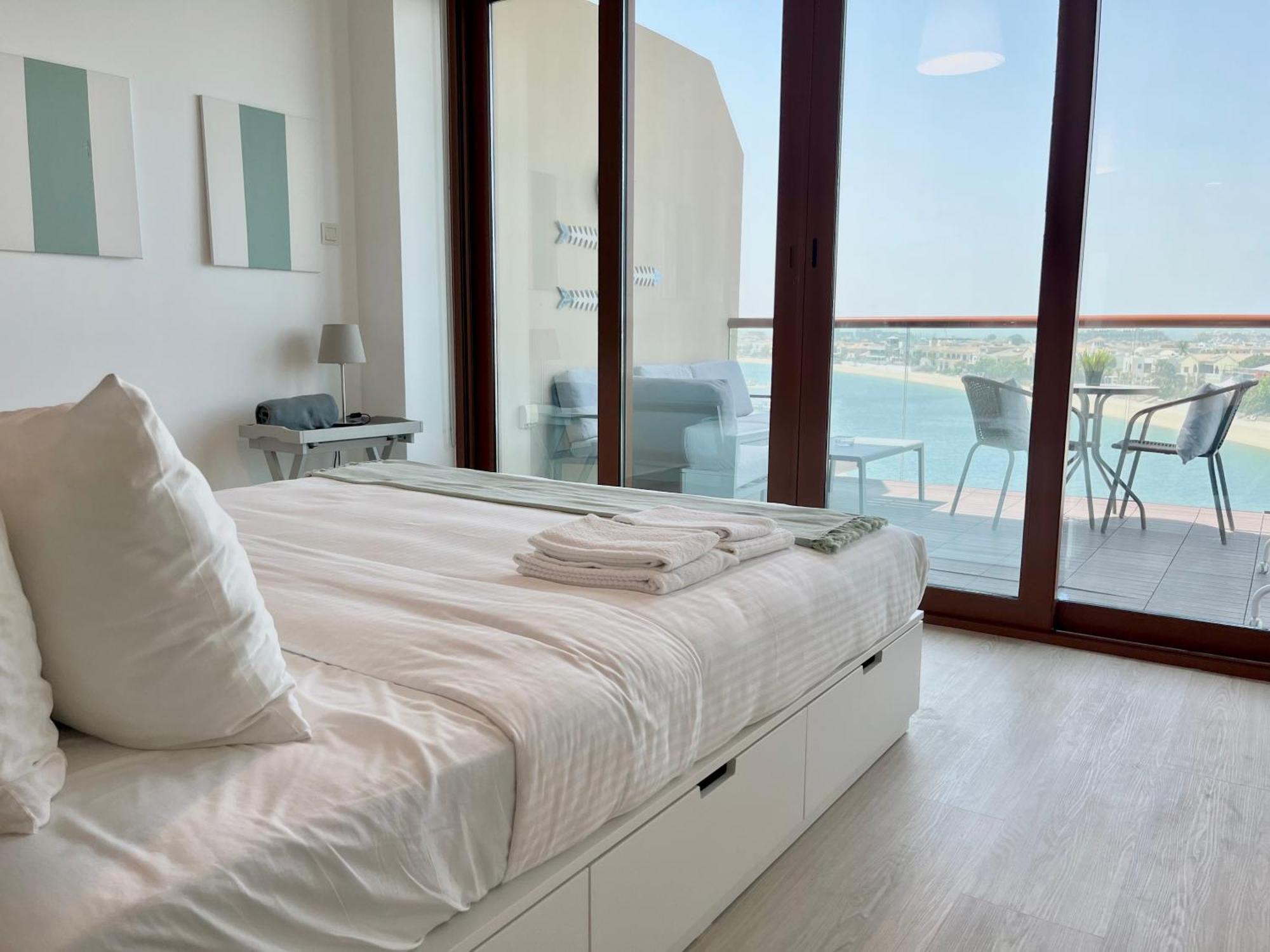 Palm Jumeirah Upgraded & Cozy Boutique Apartment Dubái Exterior foto