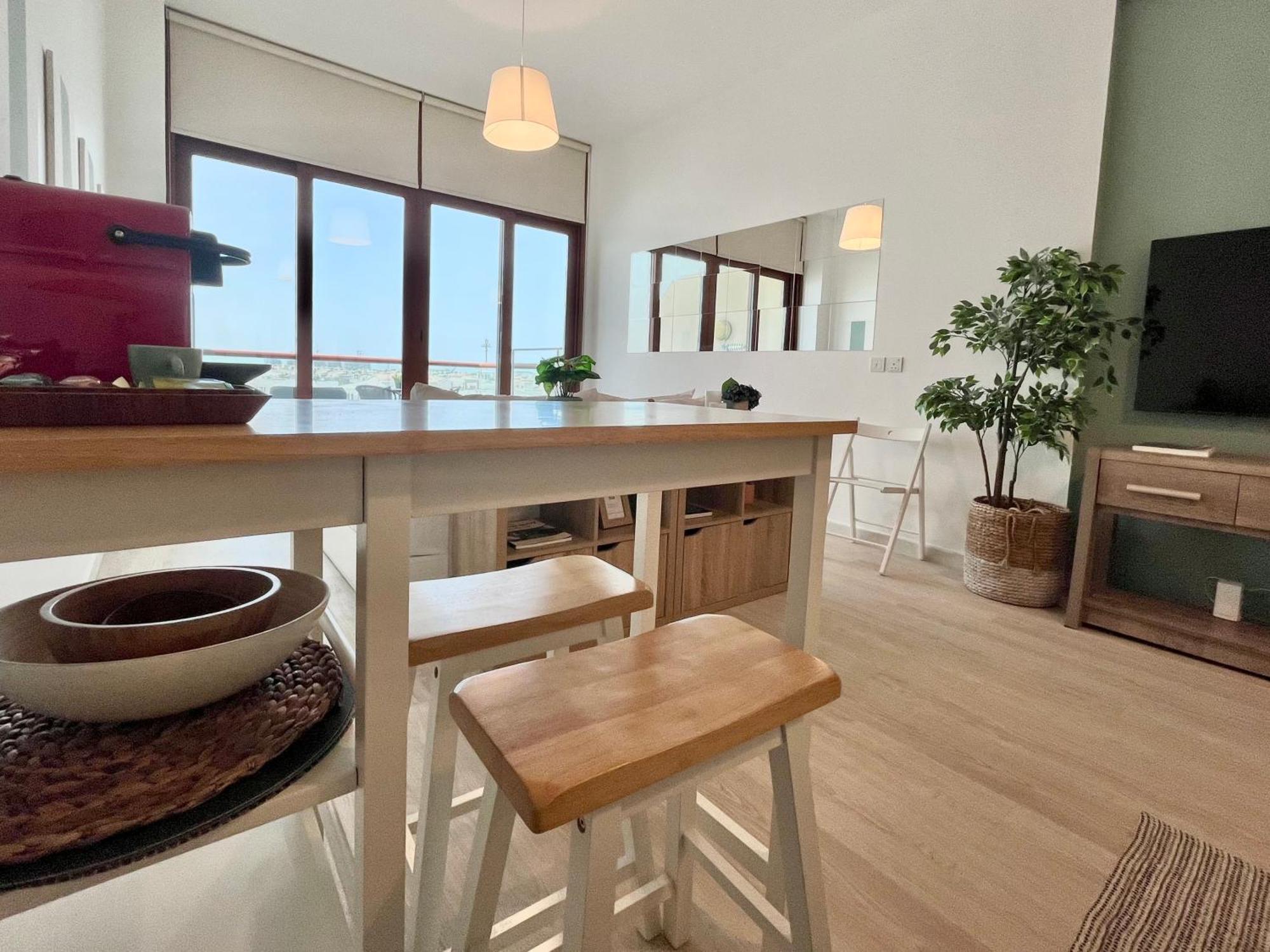 Palm Jumeirah Upgraded & Cozy Boutique Apartment Dubái Exterior foto