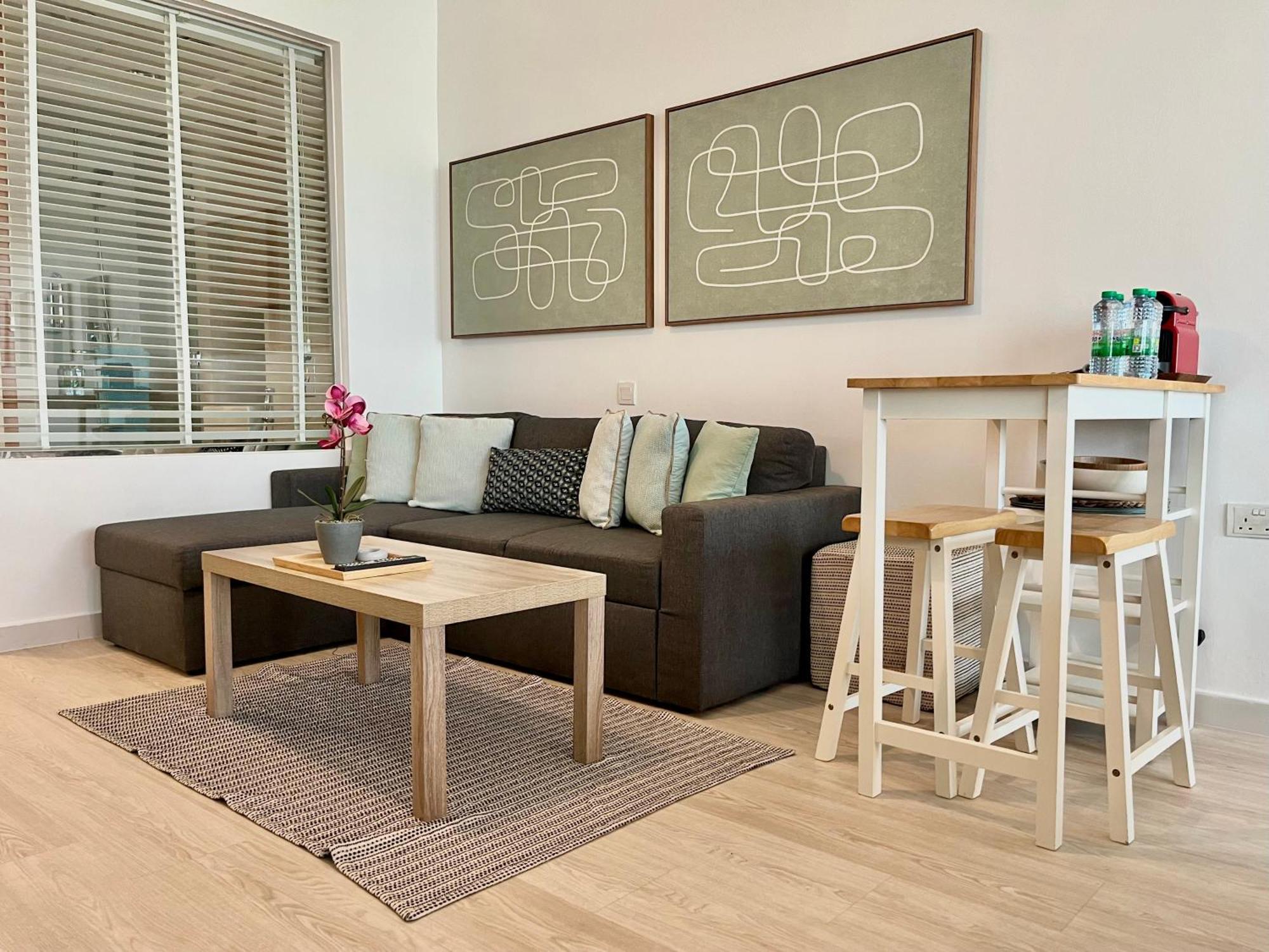Palm Jumeirah Upgraded & Cozy Boutique Apartment Dubái Exterior foto